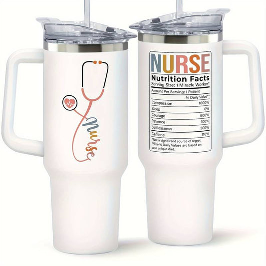 Nurse Tumbler 40 oz Coffee Cup