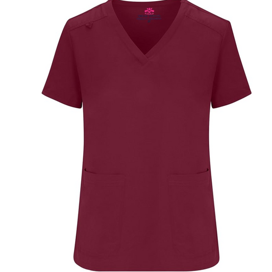 Women's Cool Stretch  V-Neck Scrub Top